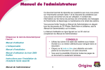 Manuel de l`administrateur