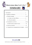 Manuel d`utilisation - L`enseignement de l`anglais dans le primaire