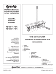 TINE DE-THATCHER OWNERS MANUAL Model No. 45