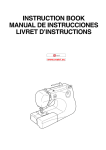 instruction book manual de instrucciones livret d`instructions