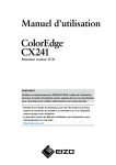 ColorEdge CX241 Manuel d`utilisation