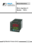 Fuji Electric France S.A.S. Micro régulateur X Modèle : PXR 4