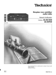 Récepteur avec contrôleur audio/vidéo SA-DX950
