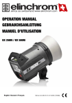 MANUEL D`UTILISATION OPERATION MANUAL - KELVIN