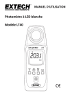 Photomètre à LED blanche Modèle LT40