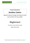 règlement de concours bouilleur solaire