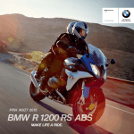 Listes des prix et equipements R 1200 RS ABS