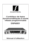 DSP6001 - Manuel d`utilisation