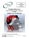 PCW3000 - Portable Winch Company