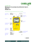 Casella CEL Manuel pour les pompes de prélèvement Apex & Apex