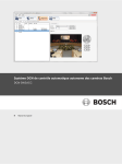 Système DCN de contrôle automatique autonome des caméras Bosch