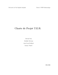 Charte de Projet T.E.R.