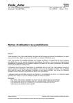 [U2.08.06] Notice d`utilisation du parallélisme