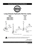 Long Chassis Hydraulic Service Jacks