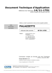 Document Technique d`Application PALAZZETTI