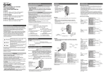 Manuel d`installation et d`entretien Pressostat numérique