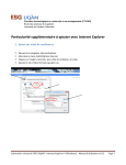 Internet Explorer - Carrefour Technologique
