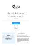 Manuel d`utilisation Owner`s Manual