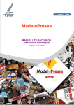 MadeinPresse - Manuel utilisateur du diffuseur