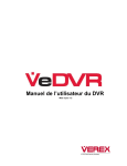 VeDVR Manuel de l`utilisateur du DVR