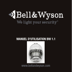 www.bellandwyson.com MANUEL D`UTILISATION BW 1.1