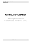 MANUEL D`UTILISATION Melangeur mmanuel Collomatic