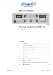 Manuel d`utilisation Panneau d`instruments IT 204-3 a