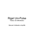 Rigel Uni-Pulse Manuel Utilisation simple