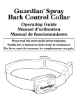 Guardian® Spray Bark Control Collar