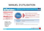 MANUEL D`UTILISATION APDP