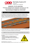 MANUEL D`UTILISATION Rail Safety Systems BV