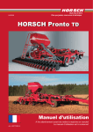 Pronto TD - Home. Horsch Maschinen GmbH