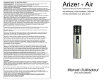 Manuel d`utilisation - Arizer Air