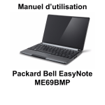 Manuel d`utilisation Packard Bell EasyNote ME69BMP