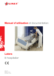 Manuel d`utilisation et documentation Latera lit hospitalier