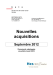 Nouvelles acquisitions - HES