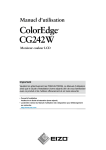 ColorEdge CG242W Manuel d`utilisation