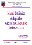 Manuel Gestion Concours