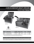 COUNTERTOP DEEP FRYERS