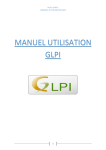 MANUEL D`UTILISATION GLPI - Netpulse