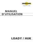 Manuel d`utilisation LOADY / HUK