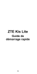 Téléchargement du guide de démarrage rapide du ZTE Kis Lite (1 Mo)