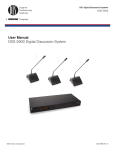 DDS 5900 Digital Discussion Systems User Guide (French)