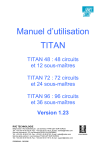 Manuel d`utilisation TITAN