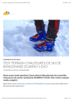 Test terrain chaussures de ski de randonnée