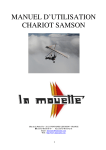 MANUEL D`UTILISATION CHARIOT SAMSON