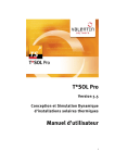 T*SOL Pro 5.0 - Manuel d`utilisateur