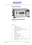 Manuel d`utilisation Bloc électrique EBL 208 S E