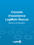 Console d`assistance LogMeIn Rescue Manuel d`utilisation