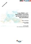 Code ÉROS v.4.0 : Description succincte du fonctionnement et des